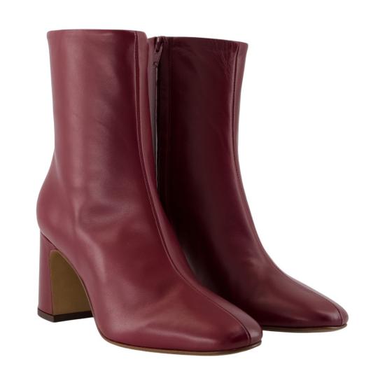 25FW 루즈 부츠 I01CLAUDIA10011 burgundy - ROUJE