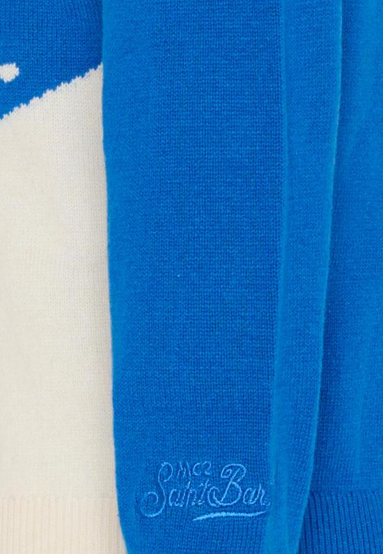 25FW [키즈] 세인트바쓰 니트/스웻셔츠 DOU0006 00084I LIGHT BLUE - MC2 SAINT BARTH