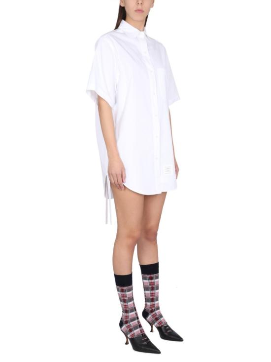  톰브라운 미디 원피스 FDSD91A F0184100 White - THOM BROWNE