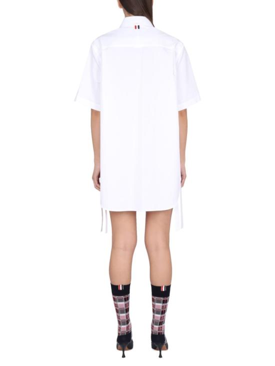  톰브라운 미디 원피스 FDSD91A F0184100 White - THOM BROWNE