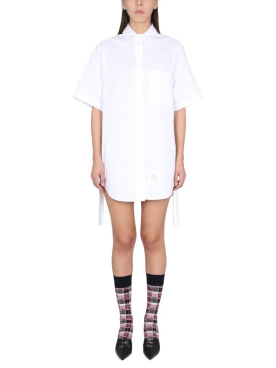  톰브라운 미디 원피스 FDSD91A F0184100 White