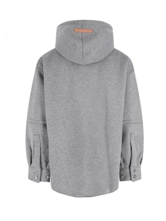 25FW 피디에프 긴팔 티셔츠 DFM06002TF130NOWAS Grey - PDF