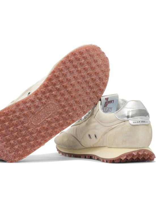 25FW 골든구스 MARATHON 마라톤 러닝 스니커즈 GMF00683F00739915260 BEIGE SILVER DOM - GOLDEN GOOSE