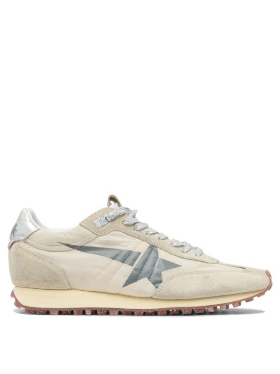 25FW 골든구스 MARATHON 마라톤 러닝 스니커즈 GMF00683F00739915260 BEIGE SILVER DOM