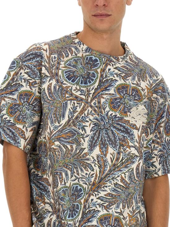  에트로 반팔 티셔츠 1Y525 96190991 White - ETRO