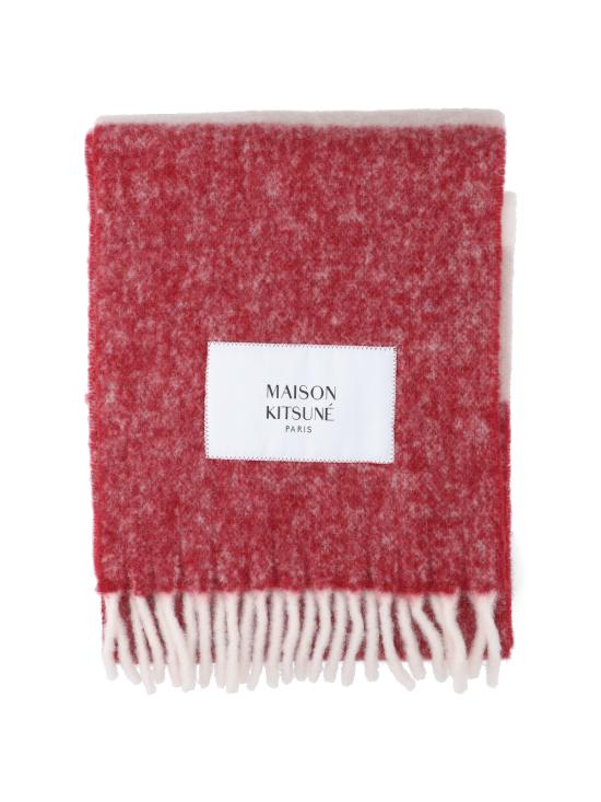 25FW 메종키츠네 알파카 스트라이프 스카프 PM06203WA0022 0390 MultiColour - MAISON KITSUNE