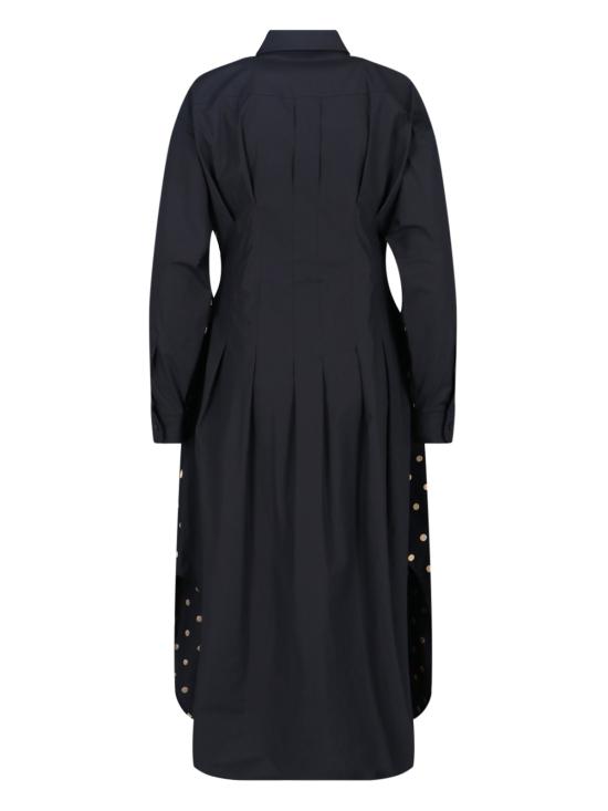 25FW 모스키노 미디 원피스 252D 0412 5455 2555 Black - MOSCHINO