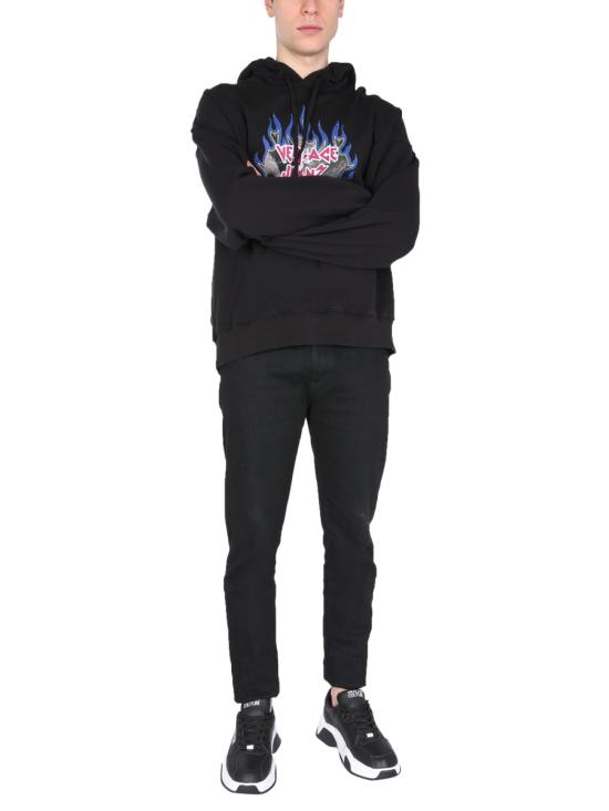  베르사체 긴팔 티셔츠 B7GWA735 HSP86899 BLACK - VERSACE