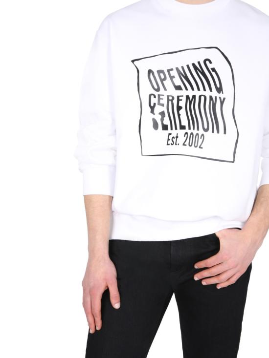  오프닝세레모니 긴팔 티셔츠 YMBA003 S21FLE0010111 WHITE - OPENING CEREMONY