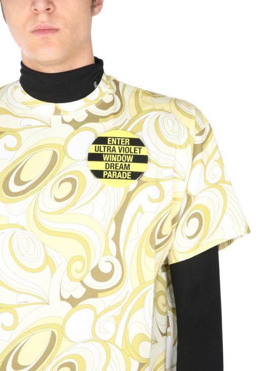  라프 시몬스 반팔 티셔츠 211 M124 190071500 YELLOW - RAF SIMONS