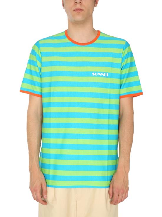  서네이 X 엘레오노라 보누치 반팔 티셔츠 SN1PXH06AP JR001R22 MULTICOLOUR - SUNNEI X ELEONORA BONUCCI