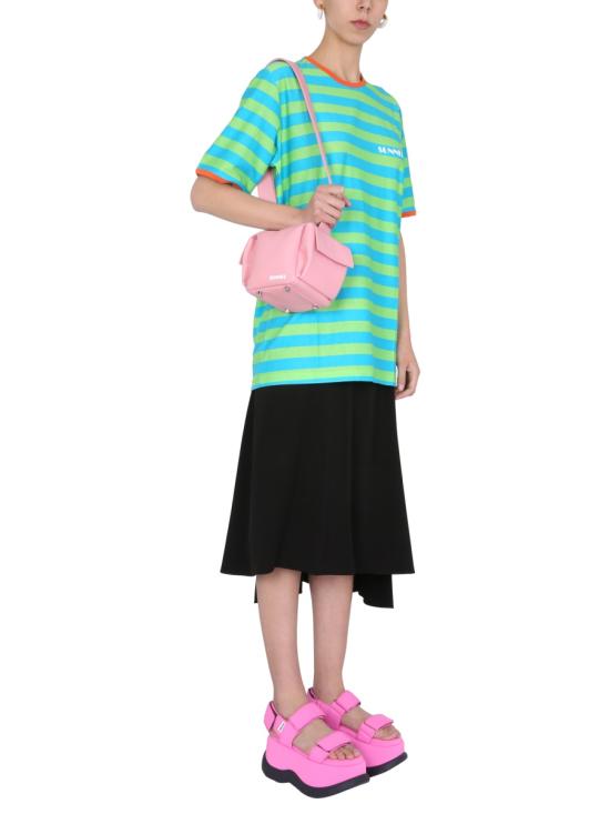  서네이 X 엘레오노라 보누치 반팔 티셔츠 SN1PXH06AP JR001R22 MULTICOLOUR - SUNNEI X ELEONORA BONUCCI