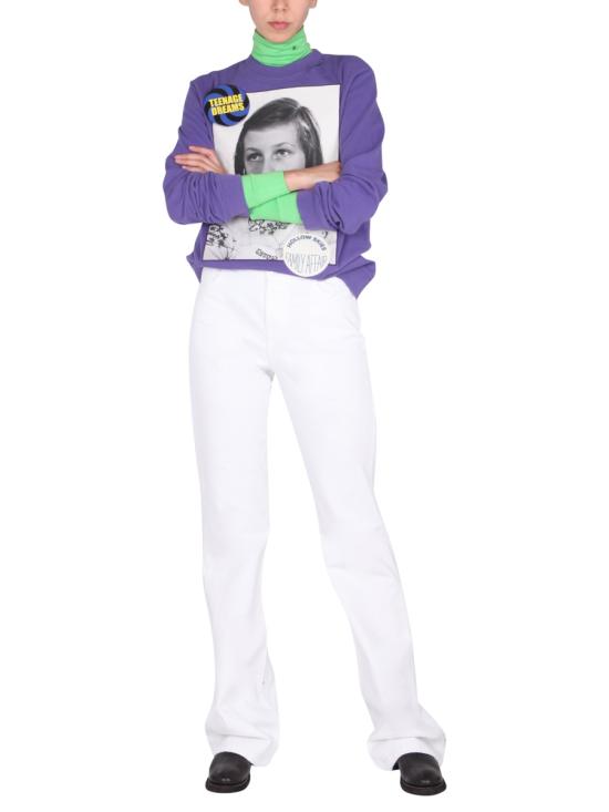  라프 시몬스 긴팔 티셔츠 211 W166B 190030050 PURPLE - RAF SIMONS