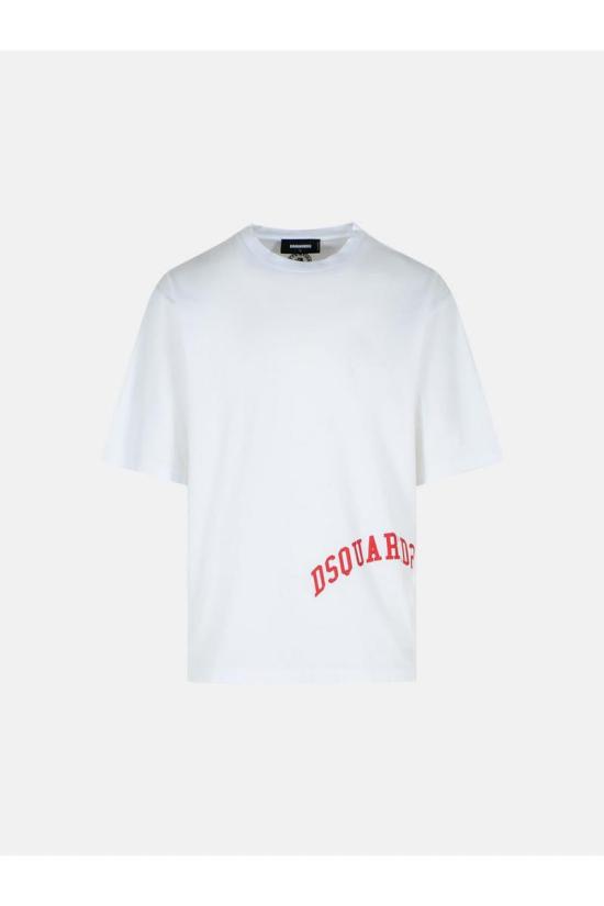 25FW 디스퀘어드2 반팔 티셔츠 S71GD1601D20035 101 BIANCO