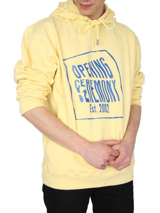  오프닝세레모니 긴팔 티셔츠 YMBB007 S21FLE0021747 YELLOW - OPENING CEREMONY