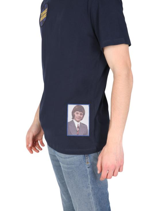  라프 시몬스 반팔 티셔츠 211 M102 190010044 BLUE - RAF SIMONS