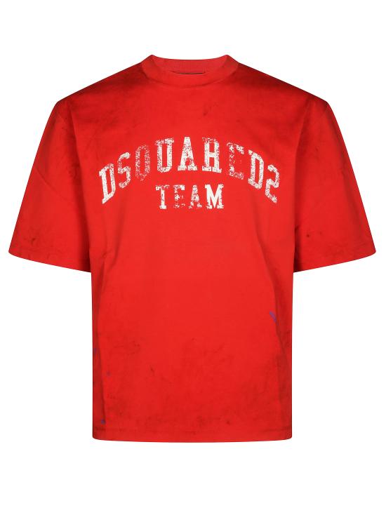 25FW 디스퀘어드2 반팔 티셔츠 S71GD1602D20035 310W ROSSO