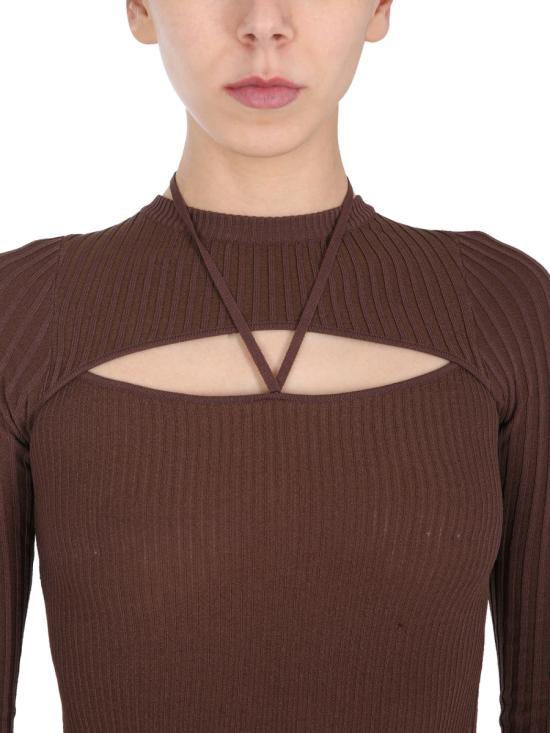  안드레아 아다모 원피스 ADSS21DR03014471 0471 BROWN - ANDREA ADAMO