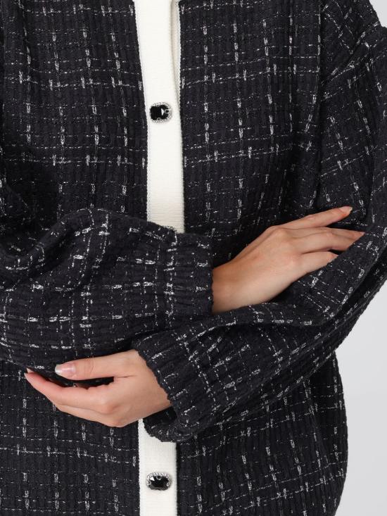 25FW 리우조 자켓 MF5370MA25R P9017 Black - LIU JO