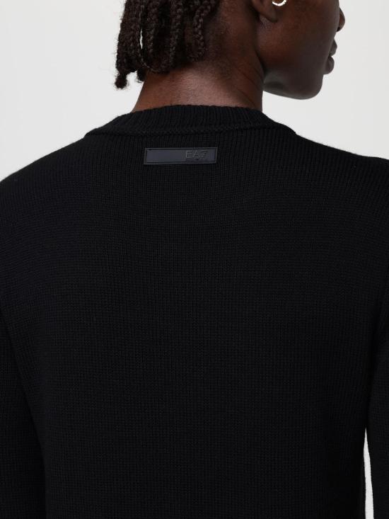 25FW 엠포리오 아르마니 스웨터 7W000700AF17574 MC260 Black - EMPORIO ARMANI