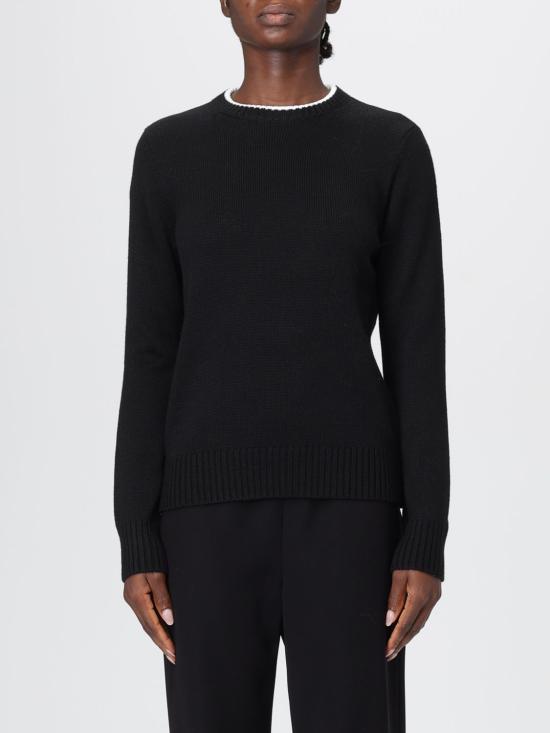 25FW 엠포리오 아르마니 스웨터 7W000697AF17576 MC266 Black