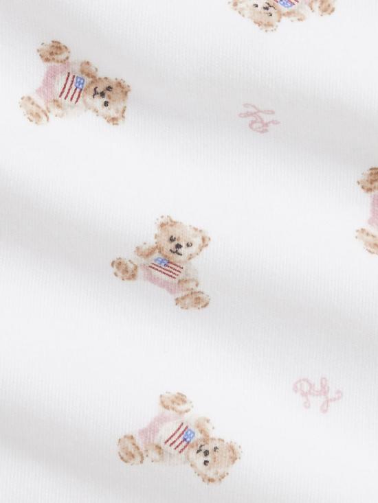 25FW [키즈] 폴로 랄프로렌 오버롤 310981226 001 White - POLO RALPH LAUREN