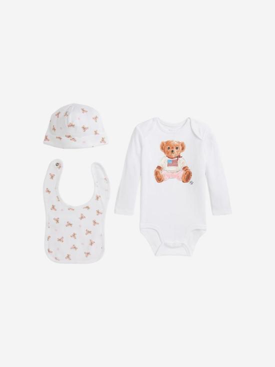 25FW [키즈] 폴로 랄프로렌 오버롤 310981226 001 White