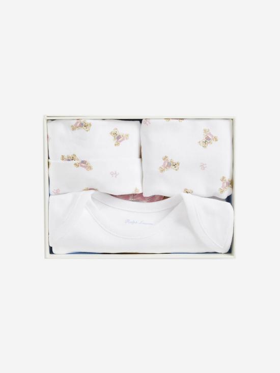 25FW [키즈] 폴로 랄프로렌 오버롤 310981226 001 White - POLO RALPH LAUREN