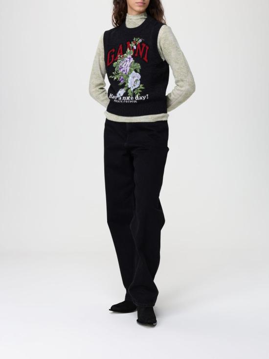 25FW 가니 스웨터 K2644 728 Green - GANNI