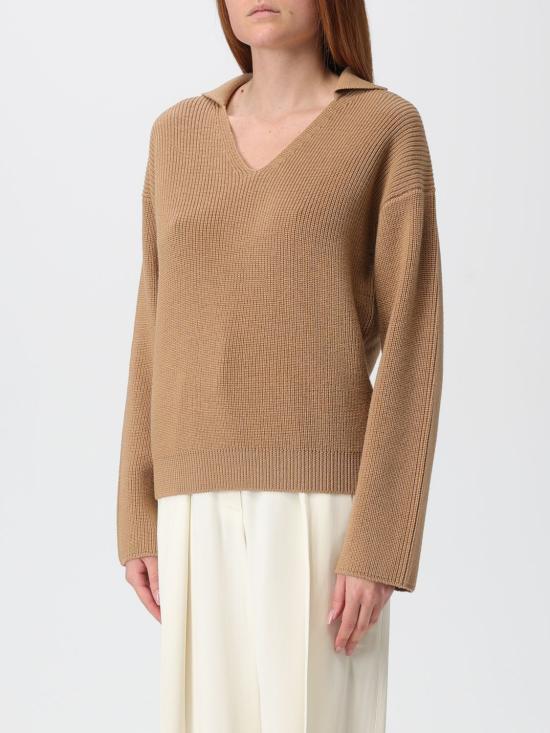 25FW 막스마라 폴로 티셔츠 2526366068600 003 Camel - MAX MARA
