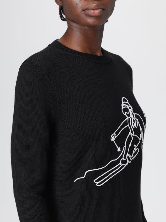 25FW 엠포리오 아르마니 스웨터 7W000700AF17574 MC262 Black - EMPORIO ARMANI