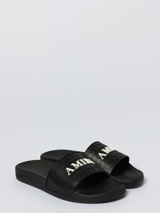 25FW 아미리 뮬/슬리퍼 AMFOSL1005 001 Black - AMIRI