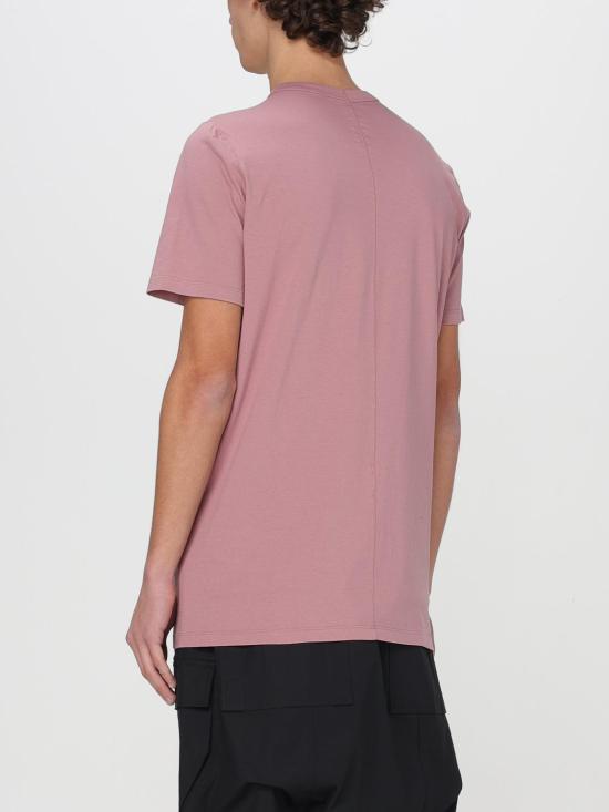 25FW 릭 오웬스 반팔 티셔츠 RU01D3264JA 63 Pink - RICK OWENS