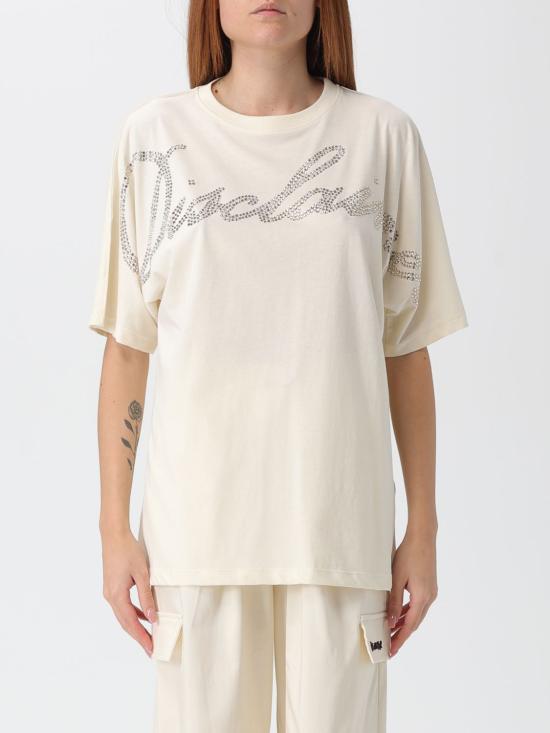 25FW 디스클레이머 반팔 티셔츠 55177 LATTE Milk