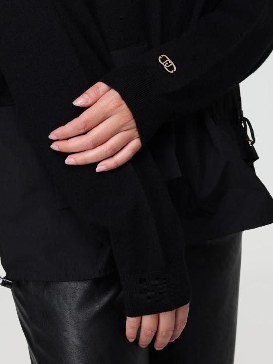 25FW 리우조 스웨터 TF5038MS75L 22222 Black - LIU JO