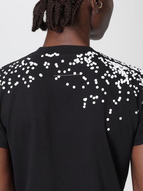 25FW MM6 메종마르지엘라 반팔 티셔츠 S62GD0209M20048 900 Black - MM6 MAISON MARGIELA