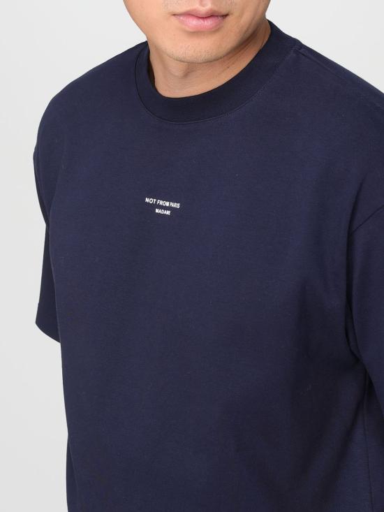 25FW 드롤드무슈 반팔 티셔츠 TS202CO002 NY Blue - DROLE DE MONSIEUR