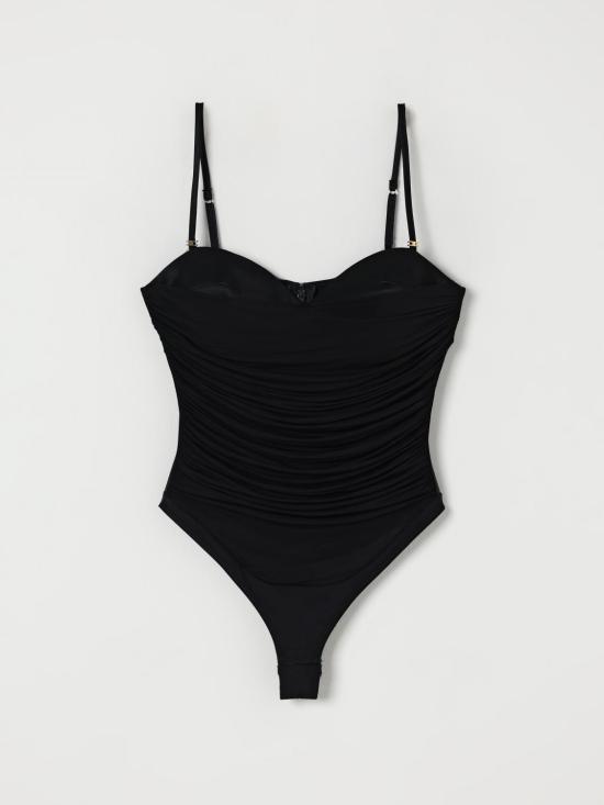 25FW 엘리자베타프랜치 탑 BO004 110 Black - ELISABETTA FRANCHI