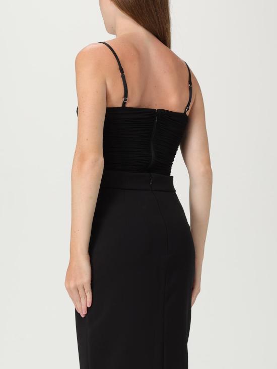 25FW 엘리자베타프랜치 탑 BO004 110 Black - ELISABETTA FRANCHI