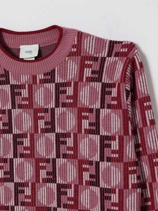 25FW [키즈] 펜디 풀오버 JUG201AYMU F1TKH Pink - FENDI