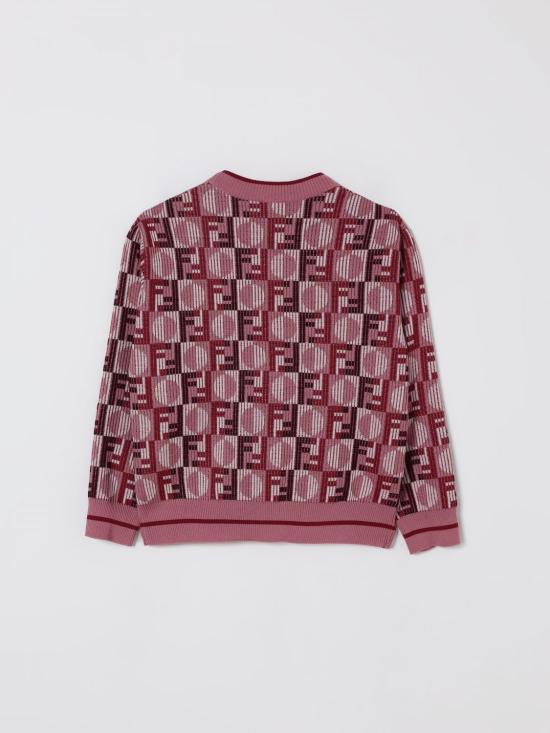 25FW [키즈] 펜디 풀오버 JUG201AYMU F1TKH Pink - FENDI