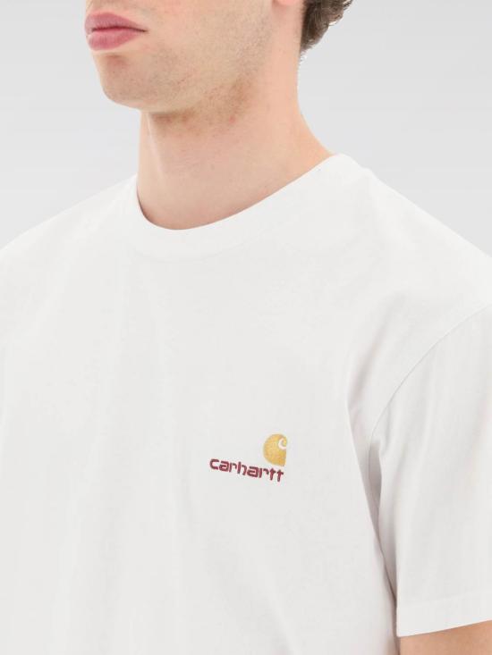 25FW 칼하트 WIP 반팔 티셔츠 I029956 02XX White - CARHARTT WIP