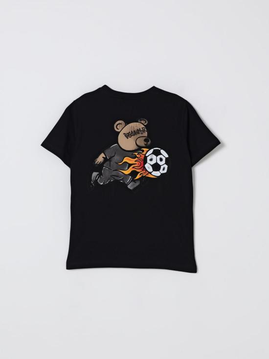 25FW [키즈] 디스클레이머 티셔츠 25IDK58674 NERO Black - DISCLAIMER