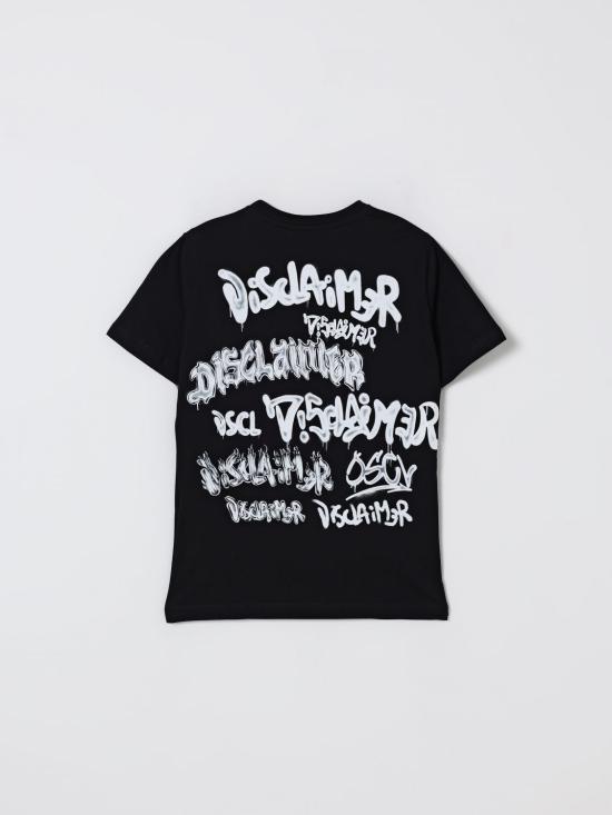 25FW [키즈] 디스클레이머 티셔츠 25IDK58644 NERO Black - DISCLAIMER