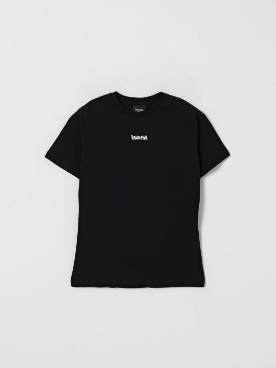 25FW [키즈] 디스클레이머 티셔츠 25IDK58644 NERO Black