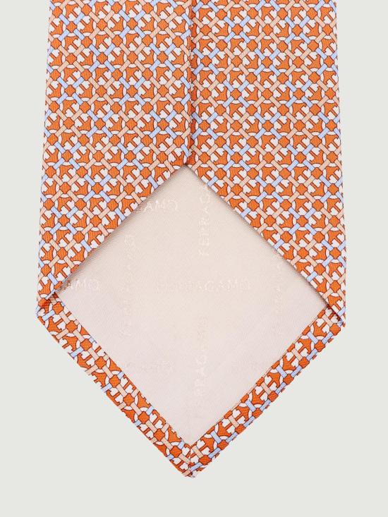25FW 살바토레 페라가모 넥타이 351254 784164 ARANCIO Orange - SALVATORE FERRAGAMO
