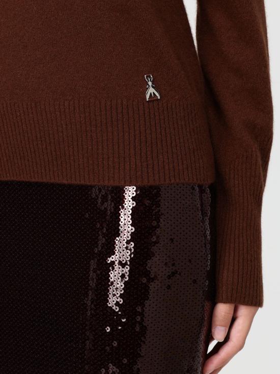 25FW 파트리지아페페 스웨터 8K0269K247 B838 Brown - PATRIZIA PEPE