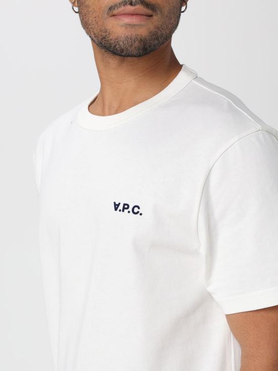 25FW 아페쎄 반팔 티셔츠 COHBQH26391 TAE White 1 - A.P.C.