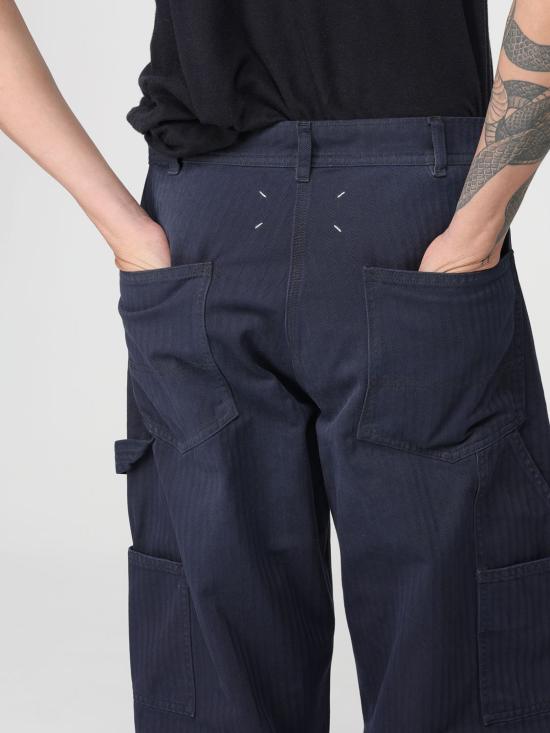 25FW 마르지엘라 스트레이트 팬츠 S50LA0242M30024 962 Blue - MAISON MARGIELA