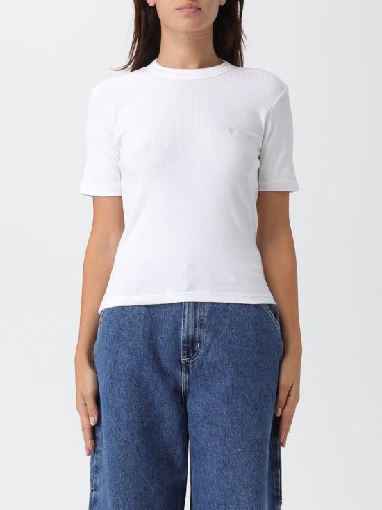 25FW 칼하트 WIP 반팔 티셔츠 I035471 02XX White